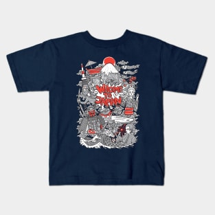 Welcome To Japan Theme Kids T-Shirt